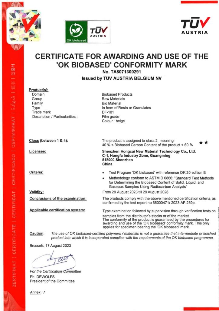 OKbiobased DF-2028